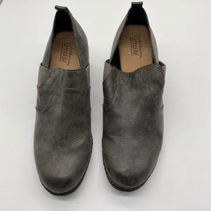 Like New Womens Croft & Barrow Gray Shoes Mules 9.5 9 1/2 M